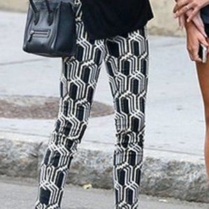 Genetic Liberty Ross Black Gold Skinny Pants Size 25